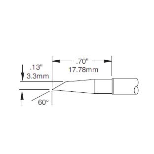 Metcal Drag Soldering Tip (