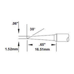 Metcal Cartridge Hoof 1.5mm (0.06 In) 60 DEG SMTC-1167