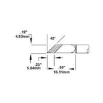 Metcal Cartridge Knife Wide Tin Length 4.8mm (0.18 In)