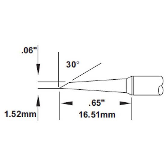 Metcal Special Build Drag Soldering Tip (