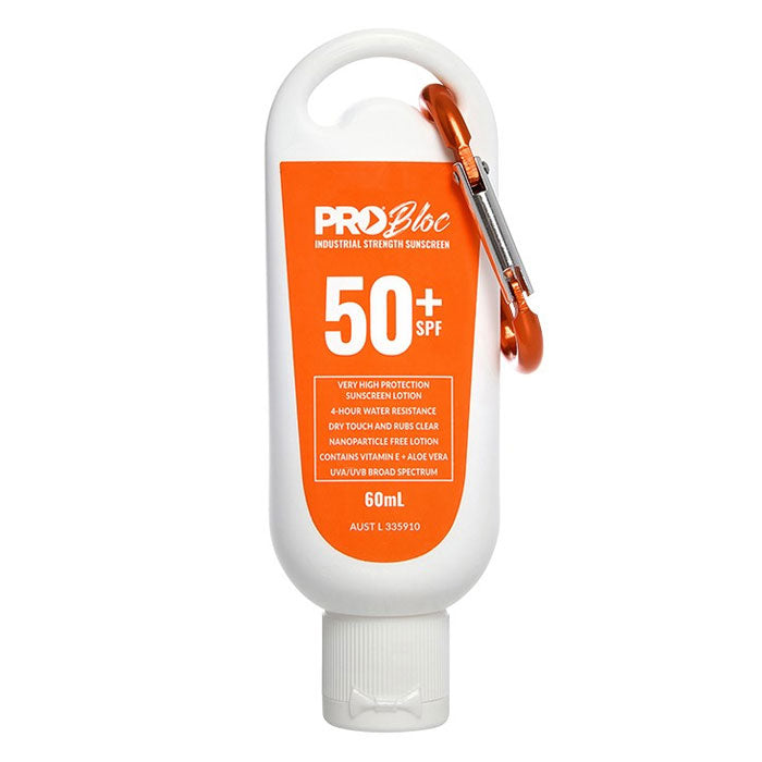 Pro Choice Safety Probloc 50+ Sunscreen 60ml Squeeze Bottle with Carabiner  For Sale Online – Mektronics