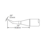 Metcal Cartridge Sharp Bent 0.5mm (0.02 In) 30 DEG