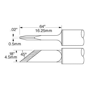 Metcal Cartridge Knife 4.5mm (0.177 In)