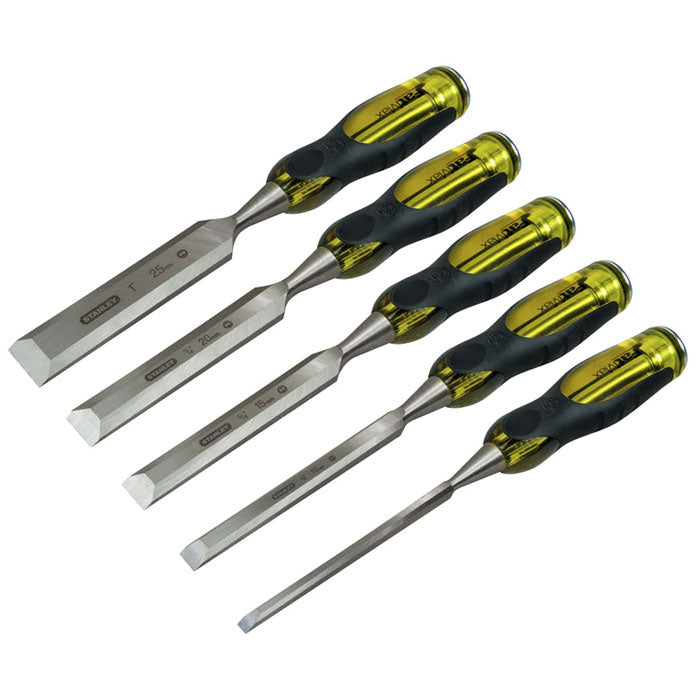 Stanley FatMax 5Pc Chisel Set Thru-Tang (6 12 18 25 32mm)