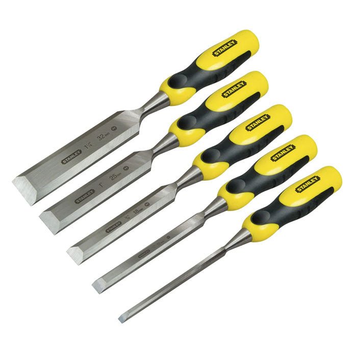 Stanley 5Pc Chisel Set Dynagrip (6 12 18 25 32mm)