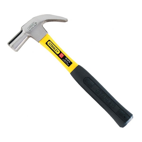 Stanley 51-072 Claw Hammer Fibreglass Shaft 570g