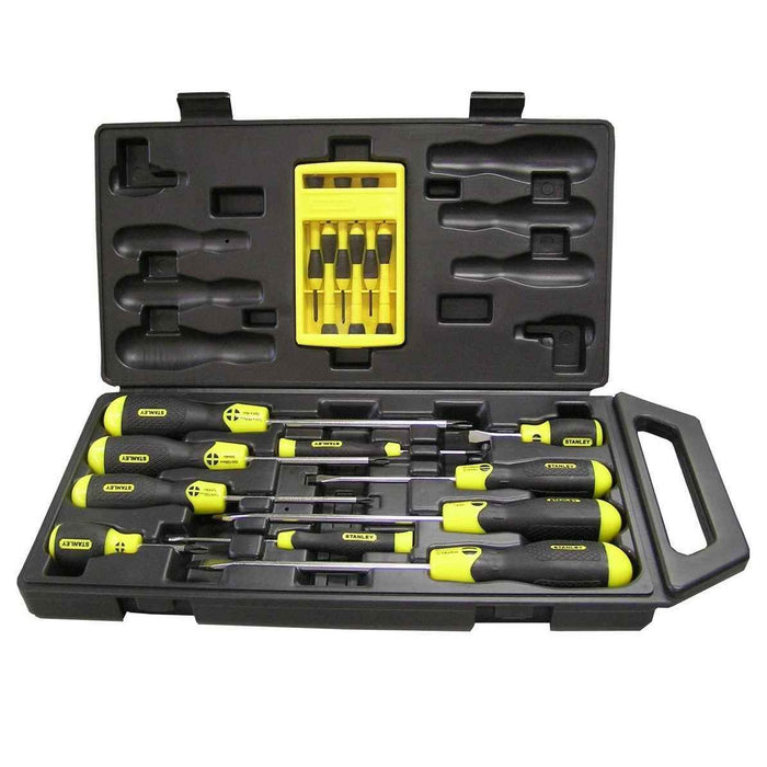 Stanley 16Pc Cushion Grip Screwdriver Set