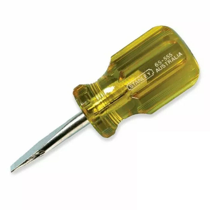 Stanley Screwdriver Acetate Handle Slotted 6 X 38mm