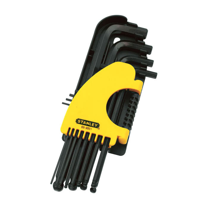 Stanley 12Pc Hex Key Set Long Ball End AF