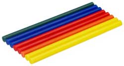 Steinel 11mm Glue Sticks Assort Colour Pk 8