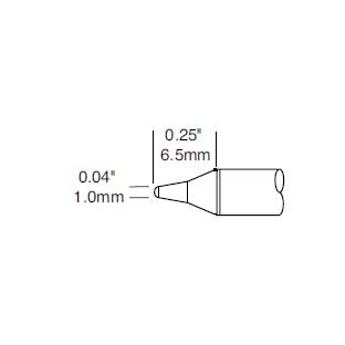 Metcal Cartridge Conical 1mm (0.04 In)