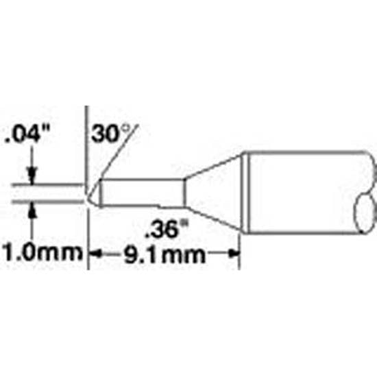Metcal Cartridge Bevel 1mm (0.04 In) 30DEG