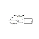 Metcal Cartridge, Chisel 30 Deg, 1.78mm (.07