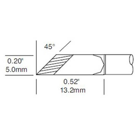 Metcal Cartridge Knife 5mm (0.2 In) LL