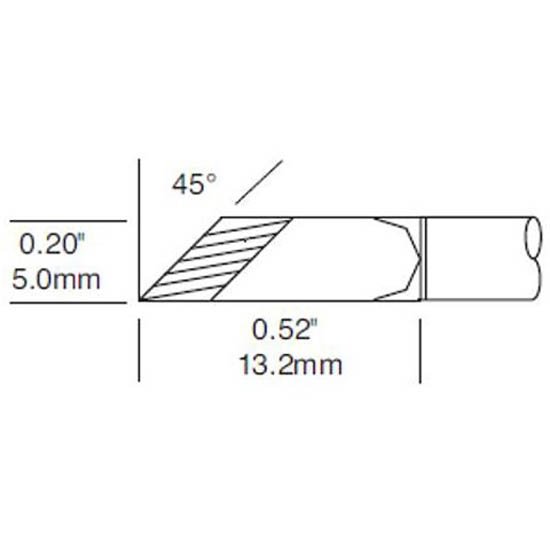 Metcal Cartridge Knife , 5mm (0.2 In) LL