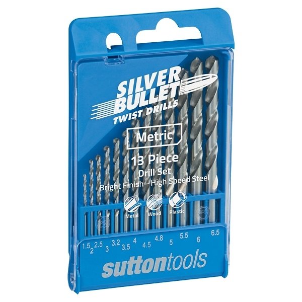 Sutton D101 SM1 Drill Bit Set 13pce Metric