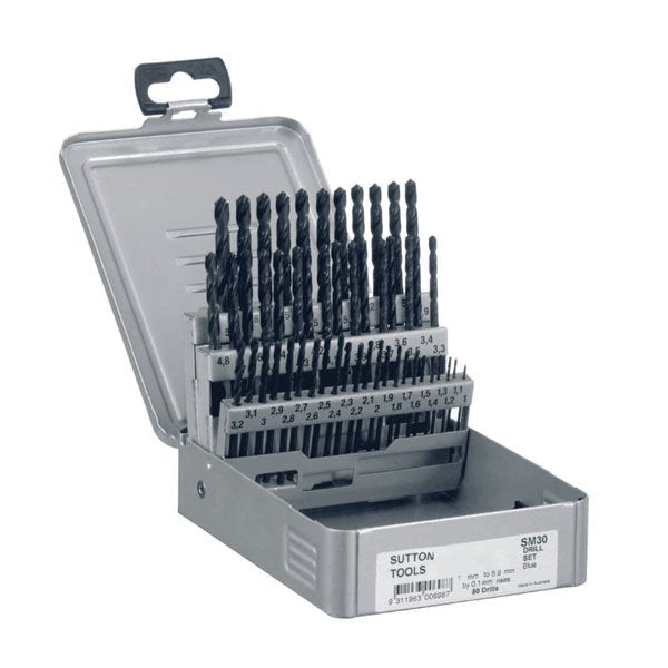 Sutton D102 SM30 Drill Bit Set 50pce Metric