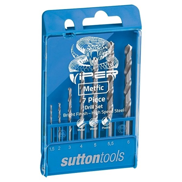 Sutton D105 SLV7M Drill Bit Set 7pce Metric