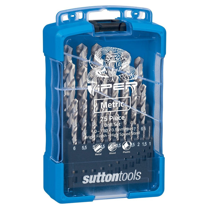 Sutton D105 V3M Drill Bit Set 25pce Metric