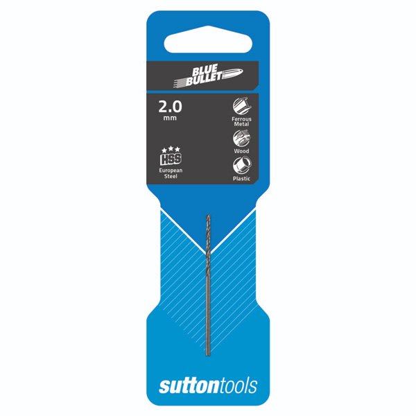 Sutton D129 Jobber Blue Bullet Drill Bit HSS - Metric