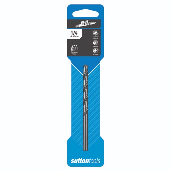 Sutton D129 Jobber Blue Bullet Drill Bit HSS - Imperial