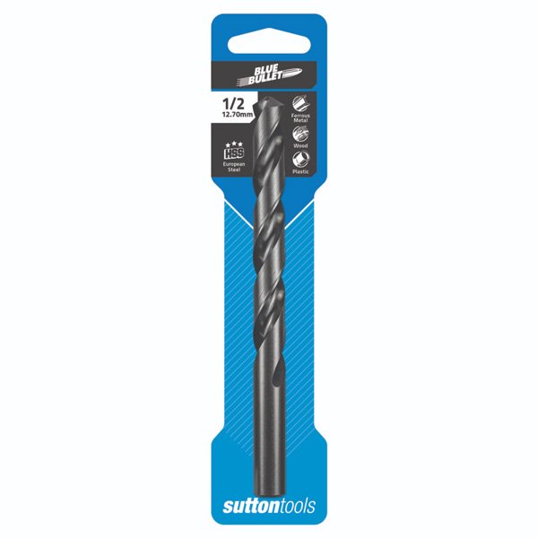Sutton D129 Jobber Blue Bullet Drill Bit HSS - Imperial