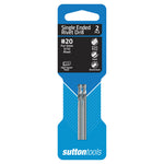 Sutton Drill D131 Silver Bullet Single Ended HSS Panel Drills, 2 Pack
