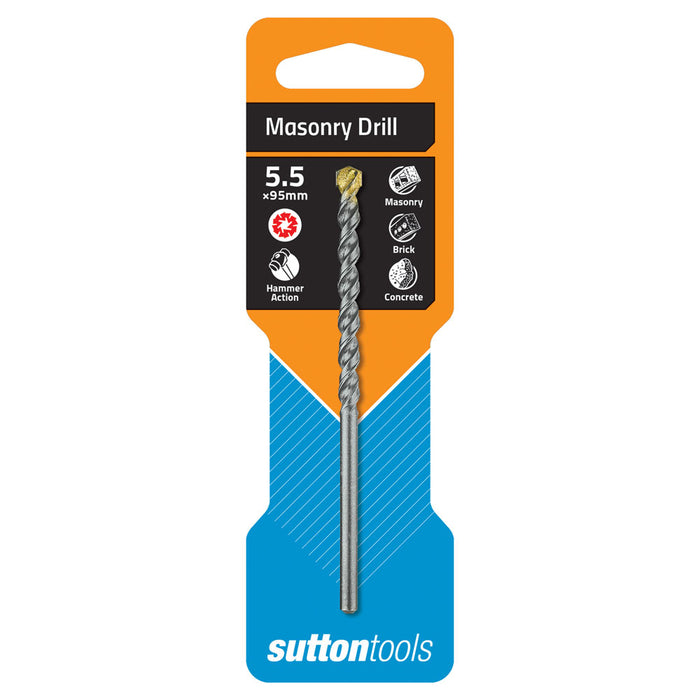 Sutton Masonry Drill D600 5.5mm x 95mm Standard Fixing - Carded