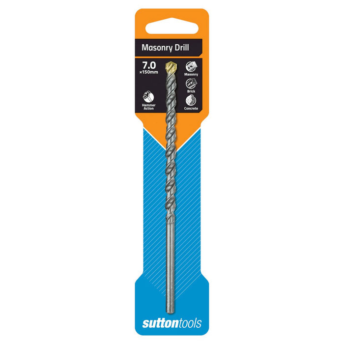 Sutton Drill D601 7.0mm X 150mm Masonry Single Brick Carded