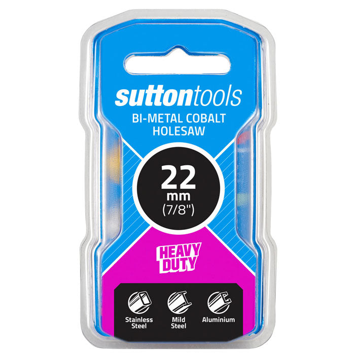 Sutton Holesaw H125 Bi-Metal Cobalt M42 22mm (7/8