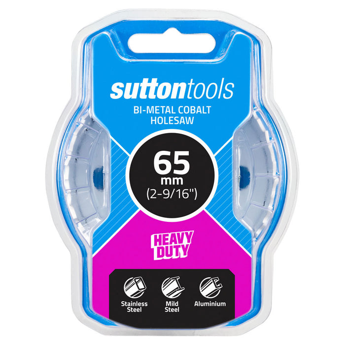 Sutton Holesaw H125 Bi-Metal Cobalt M42 65mm (2.9/16