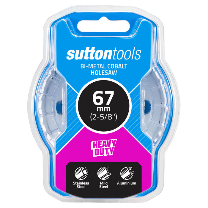 Sutton Holesaw H125 Bi-Metal Cobalt M42 67mm (2.5/8