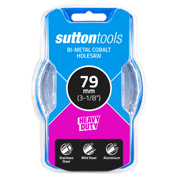 Sutton Holesaw H125 Bi-Metal Cobalt M42 79mm (3.1/8