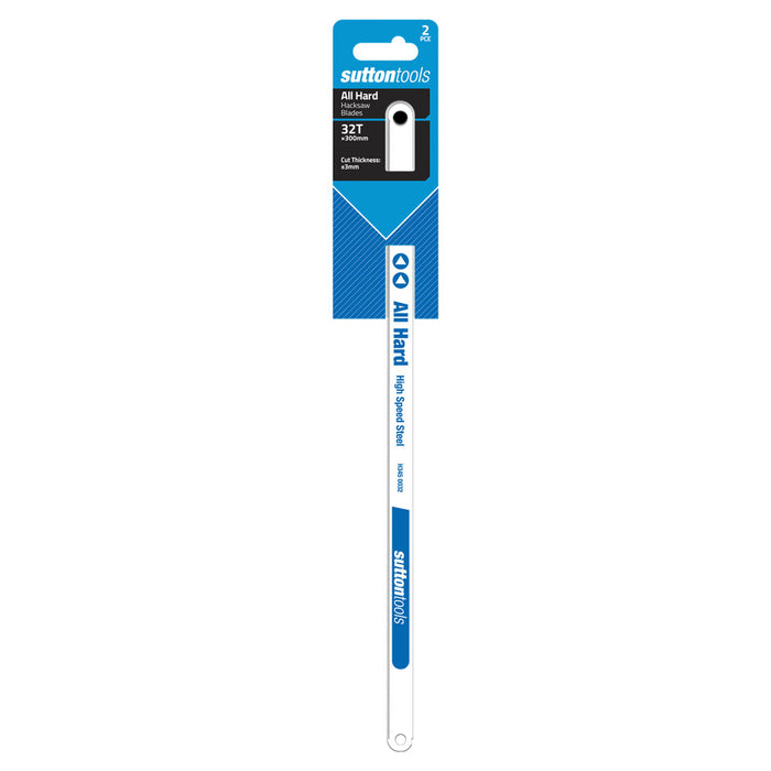 Sutton All Hard Hacksaw Blade H345 300mm x 12.7 x 0.62mm 32T, 2Pk
