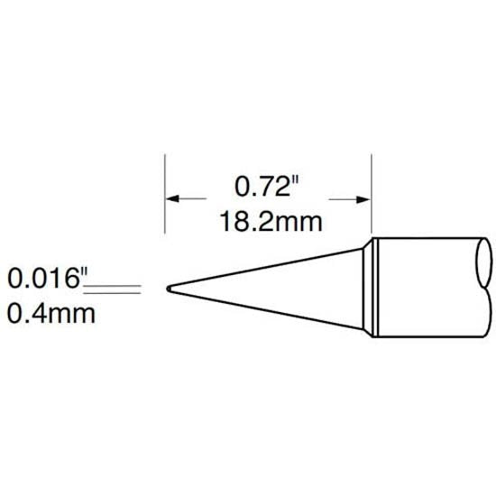 Metcal Tip Conical 0.5mm (0.02 In)
