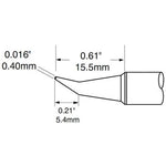Metcal Tip Conical Bent 0.4mm (0.016 In)