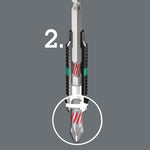 Wera 851/1 Phillips BiTorsion Bit PH3x25mm 056424