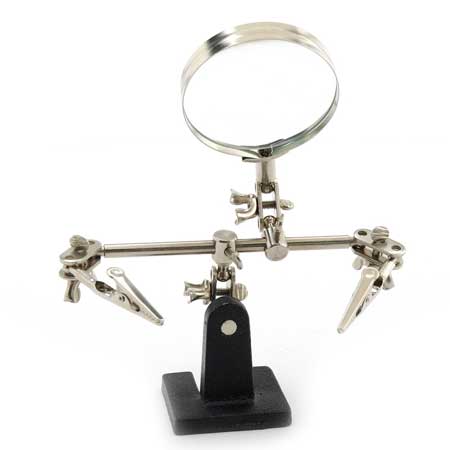 PBC Holder, Solder Stand and Magnifier