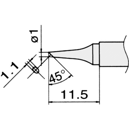 Hakko T12-BCF1 Soldering Tip