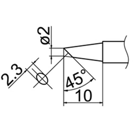 Hakko T12-BCF2Z Soldering Tip