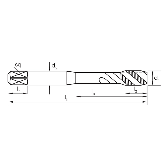 Sutton Tap T397 M16 x 2 6H Spiral N ISO529 Bott HSSE