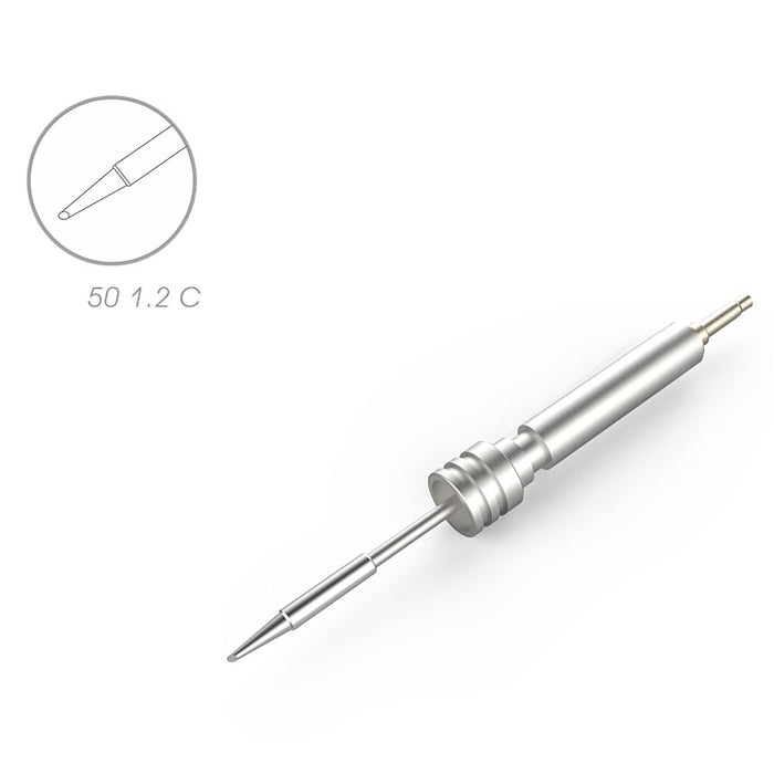 Atten T50-1.2C 50W Integrated Heater Solder Tip 1.2mm Bevel for GT Series & MS-900