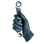 TGC Black Rocket Nitrile Disposable Gloves, 20 Pack