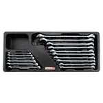 Toptul 16 Pce 15° Offset Super-Torque Combination Spanner Set