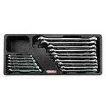 Toptul 16 Pce 15° Offset Hi-Performance Combination Spanner Set