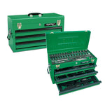 Toptul Pro-Line Series 104pc Tool Set 3 Drawer Tool Chest - Green