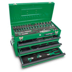 Toptul 82pc Professional Mechanical Tool Set 3 Drawer Tool Chest