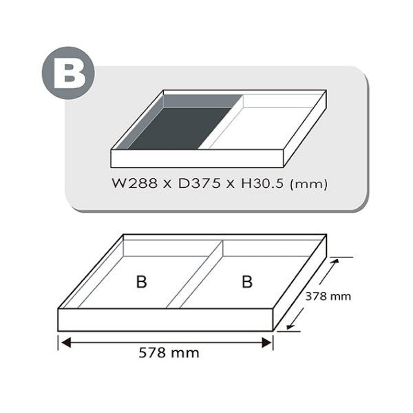 Toptul 7 Pce File Tool Set (Modular Insert Tray System)