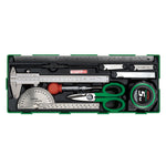 Toptul 10pc Measuring Marking & Cutting Tool Set (Modular Insert Tray System)