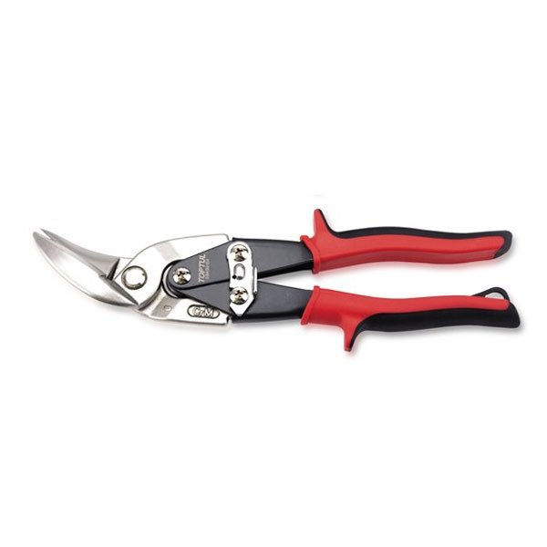 Toptul Offset Tin Snips Left Cut 240mm